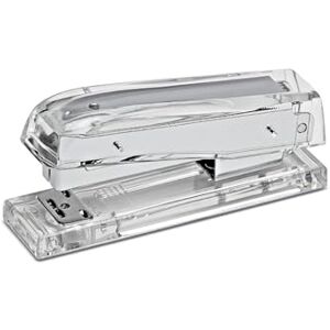 MAUL Heftgerät aus Acryl stilvoller Tacker für bis zu 15 Blatt Für 24/6er und 26/6er Heftklammern Standnoppen für sicheren Stand Organizer für Büro und Arbeitsplatz Transparent MAUL Heftgerät aus Acryl stilvoller Tacker für bis zu 15 Blatt Für 24/6er und 26/6er Heftklammern Standnoppen für sicheren Stand Organizer für Büro und Arbeitsplatz Transparent