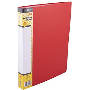 D.RECT Sichtbuch PP A4 40 Hüllen Sichtmappe Solid Präsentationsordner Angebotsmappen Rot D.RECT Sichtbuch PP A4 40 Hüllen Sichtmappe Solid Präsentationsordner Angebotsmappen Rot