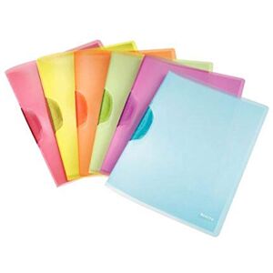 Leitz 41760099 Klemmmappe ColorClip Rainbow, A4, PP, 6er Packung, sortiert Leitz 41760099 Klemmmappe ColorClip Rainbow, A4, PP, 6er Packung, sortiert