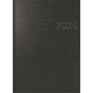 BRUNNEN Buchkalender Mod. 787 '26 A4, Kunststoff, schwarz BRUNNEN Buchkalender Mod. 787 '26 A4, Kunststoff, schwarz