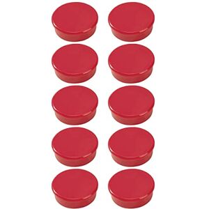 Dahle 95538 Magnete (Durchmesser 38 mm), mit einer hohen Haftkraft von 25N, 10 Stück, rot Dahle 95538 Magnete (Durchmesser 38 mm), mit einer hohen Haftkraft von 25N, 10 Stück, rot