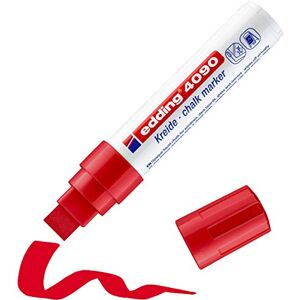 edding 4090 Kreidemarker rot 1 Kreidestift Keilspitze 4-15 mm breiter Kreidestift für Tafel abwischbar zum Beschriften von Fenster, Glas, Spiegel Tafelstift mit deckenden Farben edding 4090 Kreidemarker rot 1 Kreidestift Keilspitze 4-15 mm breiter Kreidestift für Tafel abwischbar zum Beschriften von Fenster, Glas, Spiegel Tafelstift mit deckenden Farben