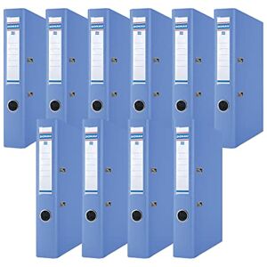 DONAU Premium Ordner Schmal 10er Pack/DIN A4 / 5 cm / 10 Stück/Blau/Kunststoffbezug PP/Carton Papier Schlitzordner Büroordner Aktenordner Ringordner/Grünen Punkt DONAU Premium Ordner Schmal 10er Pack/DIN A4 / 5 cm / 10 Stück/Blau/Kunststoffbezug PP/Carton Papier Schlitzordner Büroordner Aktenordner Ringordner/Grünen Punkt