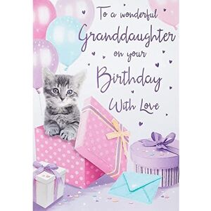 Piccadilly Greetings Geburtstagskarte für Enkelin – 22,9 x 15,2 cm – Regal Publishing, C80442 Piccadilly Greetings Geburtstagskarte für Enkelin – 22,9 x 15,2 cm – Regal Publishing, C80442