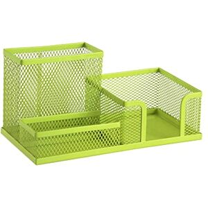 Leviatan Schreibtisch Organizer Stiftehalter Schreibtisch Stifteköcher Tisch-Organizer aus Metall Büroablage mit Zettelhalter Mesh 205x103x98mm Limonenfarben Leviatan Schreibtisch Organizer Stiftehalter Schreibtisch Stifteköcher Tisch-Organizer aus Metall Büroablage mit Zettelhalter Mesh 205x103x98mm Limonenfarben