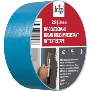 kip Tape 229-35 Gewebeband – UV-beständiges, breites Gewebe-Klebeband aus PE für raue Untergründe – Panzertape für den Gebrauch drinnen und draußen – 50mm x 25m kip Tape 229-35 Gewebeband – UV-beständiges, breites Gewebe-Klebeband aus PE für raue Untergründe – Panzertape für den Gebrauch drinnen und draußen – 50mm x 25m