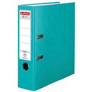 Herlitz ® Q.File Ordner für Dokumente A4 8cm Rücken Wendeschild 2-Ring-Mechanik mit Druckleiste Strapazierfähiger PP Folie beschichteter Beschläge Türkis Herlitz ® Q.File Ordner für Dokumente A4 8cm Rücken Wendeschild 2-Ring-Mechanik mit Druckleiste Strapazierfähiger PP Folie beschichteter Beschläge Türkis