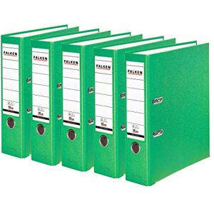 FALKEN Original 5er Pack PP-Color Kunststoff-Ordner. Made in Germany. 8 cm breit DIN A4 Pastell-Farbe hellgrün Vegan Ringordner Aktenordner Briefordner Büroordner Plastikordner Schlitzordner FALKEN Original 5er Pack PP-Color Kunststoff-Ordner. Made in Germany. 8 cm breit DIN A4 Pastell-Farbe hellgrün Vegan Ringordner Aktenordner Briefordner Büroordner Plastikordner Schlitzordner