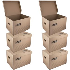 D.RECT Archivbox Sammelbox 2120 KEEP.IT (6er Set) Archivkarton 420 g/m² mit integriertem Klappdeckel Braun FSC D.RECT Archivbox Sammelbox 2120 KEEP.IT (6er Set) Archivkarton 420 g/m² mit integriertem Klappdeckel Braun FSC