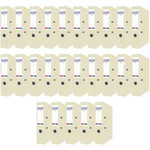 DONAU PREMIUM 25er Pack Ordner A4/75mm/7,5 cm/Gelb Pastell Kunststoffbezug PP/Papier/Schlitzordner Büroordner Aktenordner Metall Kantenschutz/ideal für Büro und Schule/Grüne Punkt, 3966001PL-11 DONAU PREMIUM 25er Pack Ordner A4/75mm/7,5 cm/Gelb Pastell Kunststoffbezug PP/Papier/Schlitzordner Büroordner Aktenordner Metall Kantenschutz/ideal für Büro und Schule/Grüne Punkt, 3966001PL-11