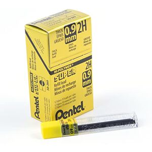 Pentel 509-2H 12 Stück 15 Minen 0,9 mm 2H für Druckbleistifte Pentel 509-2H 12 Stück 15 Minen 0,9 mm 2H für Druckbleistifte