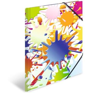 Herma Sammelmappen A3 Farbkleckse Set, 3 Stück, Kinder Eckspanner-Mappen aus Pappe mit Kunst Motiv, Gummizug, Innenklappen und Innendruck für Jungen und Mädchen Herma Sammelmappen A3 Farbkleckse Set, 3 Stück, Kinder Eckspanner-Mappen aus Pappe mit Kunst Motiv, Gummizug, Innenklappen und Innendruck für Jungen und Mädchen