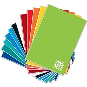 Blasetti One Color A5-Heft, Packung mit 10 Stück, Papier 80g, einfarbiger Kartoneinband, gemischte Farben Lineatur 1R, Linien für Mittel- oder Oberstufe Blasetti One Color A5-Heft, Packung mit 10 Stück, Papier 80g, einfarbiger Kartoneinband, gemischte Farben Lineatur 1R, Linien für Mittel- oder Oberstufe