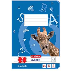 Herlitz Schulheft x.book A5, Lineatur 4, 4. Klasse, liniert, 16 Blatt, 10 Stück Herlitz Schulheft x.book A5, Lineatur 4, 4. Klasse, liniert, 16 Blatt, 10 Stück