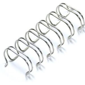 Albyco Drahtbinderucken, Wire-O Drahtbinderkämme 7,9 mm Buchringe, Spiralbinder, Papier Binder, Wirebind, Binderucken draht 5/16 Zoll bis zu 45 Blatt 100 Stück Silber/Metall Albyco Drahtbinderucken, Wire-O Drahtbinderkämme 7,9 mm Buchringe, Spiralbinder, Papier Binder, Wirebind, Binderucken draht 5/16 Zoll bis zu 45 Blatt 100 Stück Silber/Metall