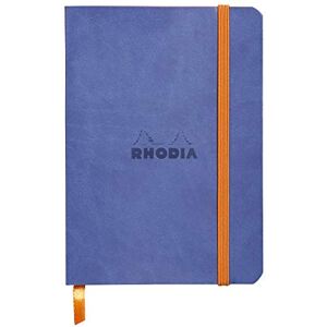 Rhodia 117308C Notizheft (mit weichem Umschlag, liniert, 72 Blatt, DIN A6, 10,5 x 14,8 cm) 1 Stück saphirblau Rhodia 117308C Notizheft (mit weichem Umschlag, liniert, 72 Blatt, DIN A6, 10,5 x 14,8 cm) 1 Stück saphirblau