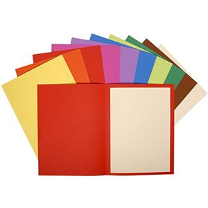Exacompta 160300E 10er Pack Aktendeckel Forever DIN A4 aus extra starkem Recycling-Karton farbig sortiert Mappe blauer Engel zertifiziert Einschlagmappe Exacompta 160300E 10er Pack Aktendeckel Forever DIN A4 aus extra starkem Recycling-Karton farbig sortiert Mappe blauer Engel zertifiziert Einschlagmappe
