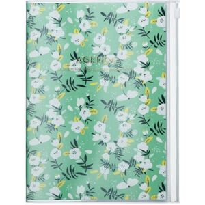 MARK'S(マークス) MARK'S 2024/2025 Taschenkalender A5 vertikal, Flower Pattern, Green: Von September 2024 bis Dezember 2025 MARK'S(マークス) MARK'S 2024/2025 Taschenkalender A5 vertikal, Flower Pattern, Green: Von September 2024 bis Dezember 2025