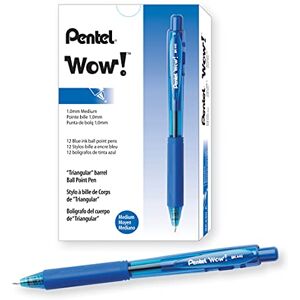 Pentel BK440-C Kugelschreiber mit Druckmechanik und ergonomischer Dreiecksgriffzone, blau, 12 Stück (1er Pack) Pentel BK440-C Kugelschreiber mit Druckmechanik und ergonomischer Dreiecksgriffzone, blau, 12 Stück (1er Pack)