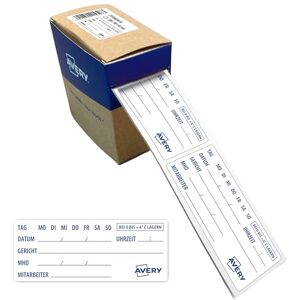 Avery Rückstellproben Etikett für Lebensmittel HACCP (98 x 40 mm 300 Aufkleber auf Rolle vorbedruckt ablösbar) ETITEMOIN.DE Avery Rückstellproben Etikett für Lebensmittel HACCP (98 x 40 mm 300 Aufkleber auf Rolle vorbedruckt ablösbar) ETITEMOIN.DE
