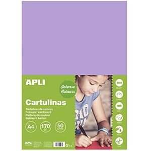APLI 14244 Karton DIN A4, 170 g/m², violett im 50er-Pack APLI 14244 Karton DIN A4, 170 g/m², violett im 50er-Pack
