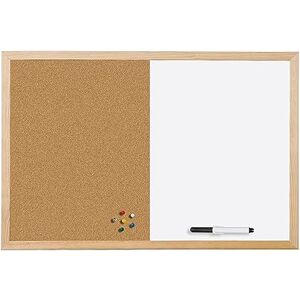 Bi-Office Jahresplaner 2025, 60x40cm, Kombination aus Kork und Magnettafel, trocken abwischbar, Kieferrahmen Bi-Office Jahresplaner 2025, 60x40cm, Kombination aus Kork und Magnettafel, trocken abwischbar, Kieferrahmen
