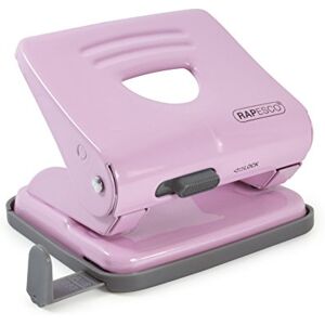 Rapesco 1358 825 2-fach-Metalllocher, 25 Blatt Stanzkapazität, Rosa Rapesco 1358 825 2-fach-Metalllocher, 25 Blatt Stanzkapazität, Rosa