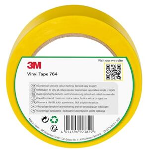 3M PVC-Klebeband 764i, gelb, 50 mm x 33 m, Gelb 3M PVC-Klebeband 764i, gelb, 50 mm x 33 m, Gelb