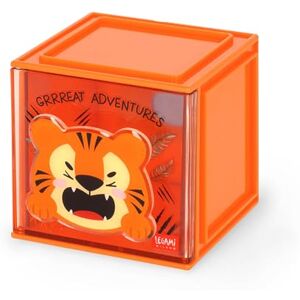 LEGAMI Cutie Cubes Modular Desk Box, Tiger, Schreibtisch-Organizer, Aufbewahrung, inklusive Stickerbogen, stapelbar, multifunktional, ABS, 90 x 90 x 100 cm LEGAMI Cutie Cubes Modular Desk Box, Tiger, Schreibtisch-Organizer, Aufbewahrung, inklusive Stickerbogen, stapelbar, multifunktional, ABS, 90 x 90 x 100 cm