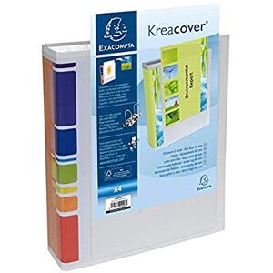 Exacompta 200802H 10er Pack Präsentationsordner KreaCover PVC. 8 cm breit DIN A4 mit zwei Taschen innen und außen ideal für Angebots- und Unternehmenspräsentationen weiß Exacompta 200802H 10er Pack Präsentationsordner KreaCover PVC. 8 cm breit DIN A4 mit zwei Taschen innen und außen ideal für Angebots- und Unternehmenspräsentationen weiß