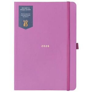 Busy B A5 Terminkalender 2026 Tagesplaner für Schüler, Berufstätige und Lehrer Fuchsia mit Goldfolienverzierung und Lesebändchen Organizer für den Schreibtisch oder die Handtasche Busy B A5 Terminkalender 2026 Tagesplaner für Schüler, Berufstätige und Lehrer Fuchsia mit Goldfolienverzierung und Lesebändchen Organizer für den Schreibtisch oder die Handtasche