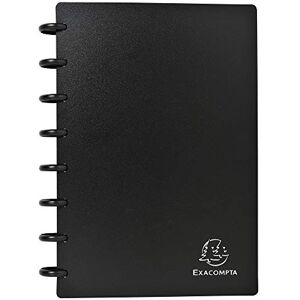 Exacompta 75151E Visitenkartenbuch OPAK aus Kunststoff mit herausnehmbaren Folien, Registern und Hüllen 120 Visitenkarten 16 x 21 cm schwarz Exacompta 75151E Visitenkartenbuch OPAK aus Kunststoff mit herausnehmbaren Folien, Registern und Hüllen 120 Visitenkarten 16 x 21 cm schwarz