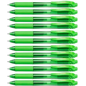 Pentel BL107-KX EnerGel X Liquid Gel-Tintenroller, 0,35mm Strichstärke, hellgrün, 12er Pack mit Druckmechanik Pentel BL107-KX EnerGel X Liquid Gel-Tintenroller, 0,35mm Strichstärke, hellgrün, 12er Pack mit Druckmechanik