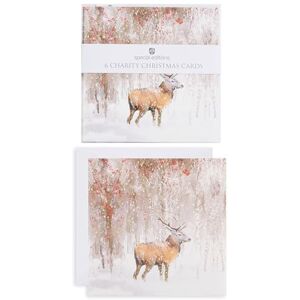 UK Greetings Weihnachtskarten, Motiv: Winterwald, Hirsch, Wohltätigkeitsorganisationen, 6 Stück UK Greetings Weihnachtskarten, Motiv: Winterwald, Hirsch, Wohltätigkeitsorganisationen, 6 Stück