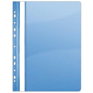DONAU 1704001PL-10 Plastik Schnellhefter Gelocht A4 Blau, Sichthefter Kunststoff Strapazierfähigem PVC Hart Glasklares Deckblatt Klemmmappe für Büro und Schule, Eurolochung 10er Pack DONAU 1704001PL-10 Plastik Schnellhefter Gelocht A4 Blau, Sichthefter Kunststoff Strapazierfähigem PVC Hart Glasklares Deckblatt Klemmmappe für Büro und Schule, Eurolochung 10er Pack