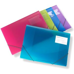 Rapesco 0719 3-Klappen-Ordnungsmappe, A4+, leuchtende Transparente Farben, 5 Stück Rapesco 0719 3-Klappen-Ordnungsmappe, A4+, leuchtende Transparente Farben, 5 Stück