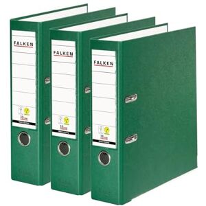 FALKEN Original 3er Pack PP-Color Ordner. Made in Germany. 8 cm breit DIN A4 grün Vegan Kunststoff-Ordner Ringordner Aktenordner Briefordner Büroordner Plastikordner Schlitzordner FALKEN Original 3er Pack PP-Color Ordner. Made in Germany. 8 cm breit DIN A4 grün Vegan Kunststoff-Ordner Ringordner Aktenordner Briefordner Büroordner Plastikordner Schlitzordner