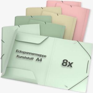ACROPAQ 8 x Eckspannermappe A4 Sammelmappe A4, Bis zu 200 Seiten, Erde, Farbkollektion 'Natur' Heftmappe, Jurismappe, Schnellhefter ACROPAQ 8 x Eckspannermappe A4 Sammelmappe A4, Bis zu 200 Seiten, Erde, Farbkollektion 'Natur' Heftmappe, Jurismappe, Schnellhefter