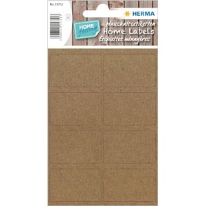 Herma 15751 Vielzweck-Etiketten aus Graspapier, 4 Blatt, 25 x 40 mm, 8 Stück pro Bogen, 32 Aufkleber, selbstklebend, Haushaltsetiketten zum Beschriften, Klebeetiketten aus Silphie-Papier, natur-braun Herma 15751 Vielzweck-Etiketten aus Graspapier, 4 Blatt, 25 x 40 mm, 8 Stück pro Bogen, 32 Aufkleber, selbstklebend, Haushaltsetiketten zum Beschriften, Klebeetiketten aus Silphie-Papier, natur-braun