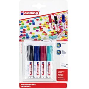edding 0.5 mini permanent marker schwarz, blau, türkis, rot 4 Stifte feine Rundspitze 1 mm wasserfest, schnelltrocknend wischfest mini marker für Karton, Kunststoff, Holz, Metall edding 0.5 mini permanent marker schwarz, blau, türkis, rot 4 Stifte feine Rundspitze 1 mm wasserfest, schnelltrocknend wischfest mini marker für Karton, Kunststoff, Holz, Metall