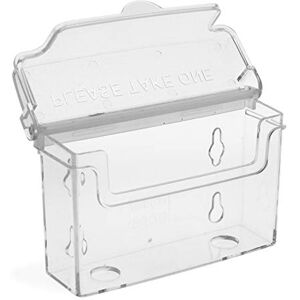 Taymar Visitenkartenhalter, Visitenkarten-Box mit Deckel auch für den Außenbereich, Querformat, Transparent Taymar Visitenkartenhalter, Visitenkarten-Box mit Deckel auch für den Außenbereich, Querformat, Transparent