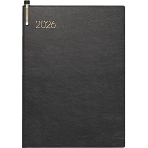 BRUNNEN Taschenkalender Mod. 731 '26 A6, Kunstleder, schwarz BRUNNEN Taschenkalender Mod. 731 '26 A6, Kunstleder, schwarz