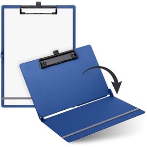 Sax Faltbares Klemmbrett, Blaubeere, Clipboard, A4 auf A5, hoch- und Querformat, ideal für Reisen und Business, für 30 Blatt, inkl. elastischem Verschlussband und Stiftschlaufe, langlebig & stoßfest Sax Faltbares Klemmbrett, Blaubeere, Clipboard, A4 auf A5, hoch- und Querformat, ideal für Reisen und Business, für 30 Blatt, inkl. elastischem Verschlussband und Stiftschlaufe, langlebig & stoßfest