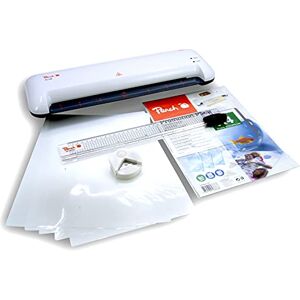 Peach 4 in 1 Laminierset inklusive Laminiergerät A3, Eckenrunder, Rollenschneider und Folien für Heim und Büro geeignet für alle handelsüblichen Folien in allen Größen bis max. A3 PL755+ Peach 4 in 1 Laminierset inklusive Laminiergerät A3, Eckenrunder, Rollenschneider und Folien für Heim und Büro geeignet für alle handelsüblichen Folien in allen Größen bis max. A3 PL755+