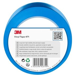 3M 471 Hochwertiges Weich-PVC-Klebeband, 50 mm x 33 m, Blau 3M 471 Hochwertiges Weich-PVC-Klebeband, 50 mm x 33 m, Blau