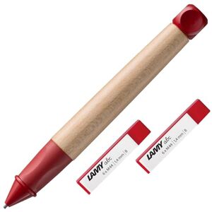 Lamy abc SET aus kindgerechtem Bleistift 110 aus Ahornholz und rutschfestem Griffstück in rot, Kappe und Würfel aus Kunststoff und 2x 6er Set bruchfeste Bleistiftminen M 44, 1.4mm B Lamy abc SET aus kindgerechtem Bleistift 110 aus Ahornholz und rutschfestem Griffstück in rot, Kappe und Würfel aus Kunststoff und 2x 6er Set bruchfeste Bleistiftminen M 44, 1.4mm B