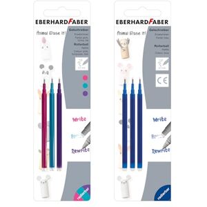 Eberhard Faber 599051 Radierbare Gelschreiber Minen, 6 Stück Eberhard Faber 599051 Radierbare Gelschreiber Minen, 6 Stück