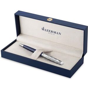 Waterman Hémisphère Kugelschreiber Metall und blaue Lackierung ziselierte Kappe blaue Tinte Geschenkbox Waterman Hémisphère Kugelschreiber Metall und blaue Lackierung ziselierte Kappe blaue Tinte Geschenkbox