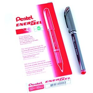 Pentel BL27 Energel Plus Liquid Gel-Roller mit Metallspitze, 0.35 mm, schwarz Pentel BL27 Energel Plus Liquid Gel-Roller mit Metallspitze, 0.35 mm, schwarz