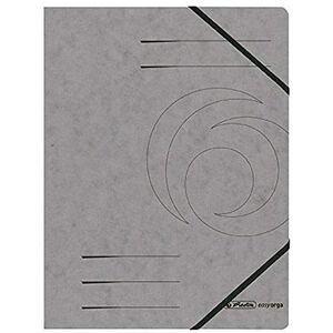 Herlitz Eckspannmappe Quality, A4, Karton, dunkelgrau, 5 Stück Herlitz Eckspannmappe Quality, A4, Karton, dunkelgrau, 5 Stück